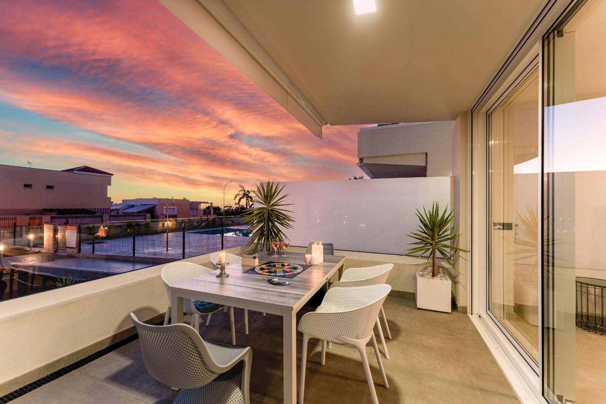 Modern New Apartment Las Terrazas De Costa Adeje. Heated Pool, Big Terrace And Private Parking Eksteriør billede
